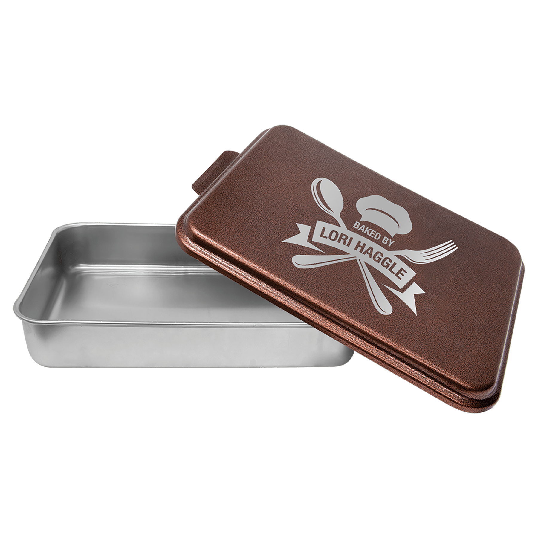 9" x 13" Aluminum Baking Pan with Copper Lid