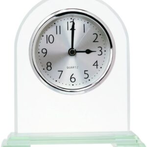 6.5" Arch Glass Desk Clock