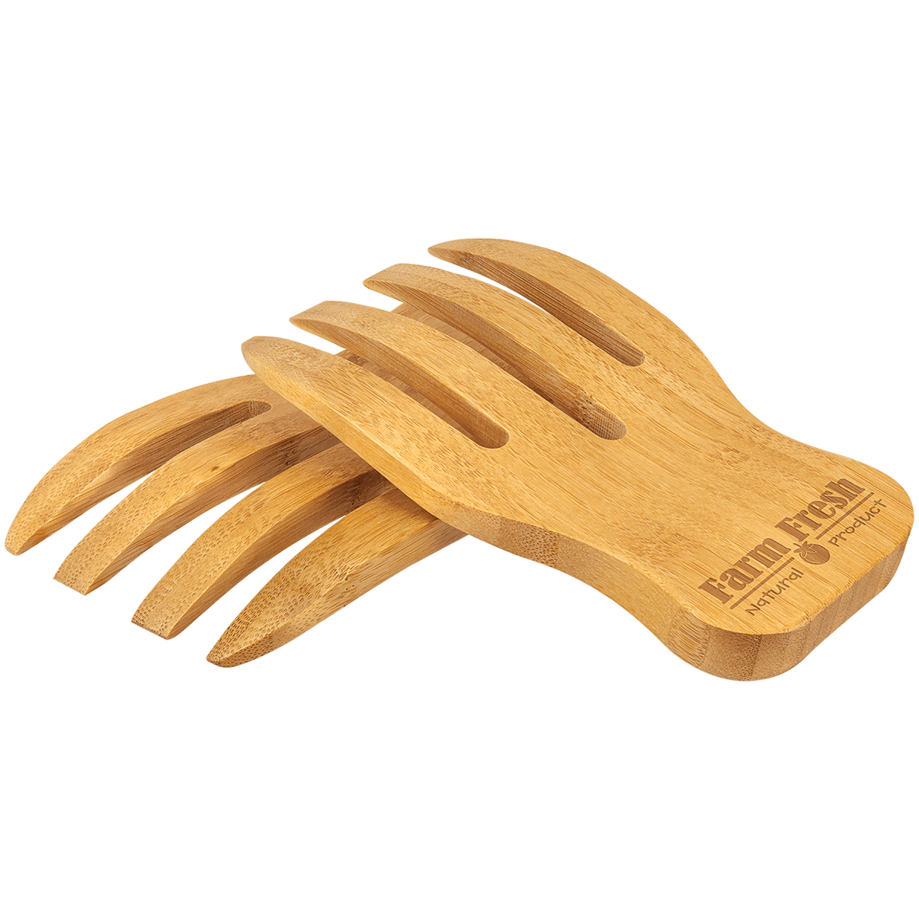 6½" Bamboo Salad Hands Set