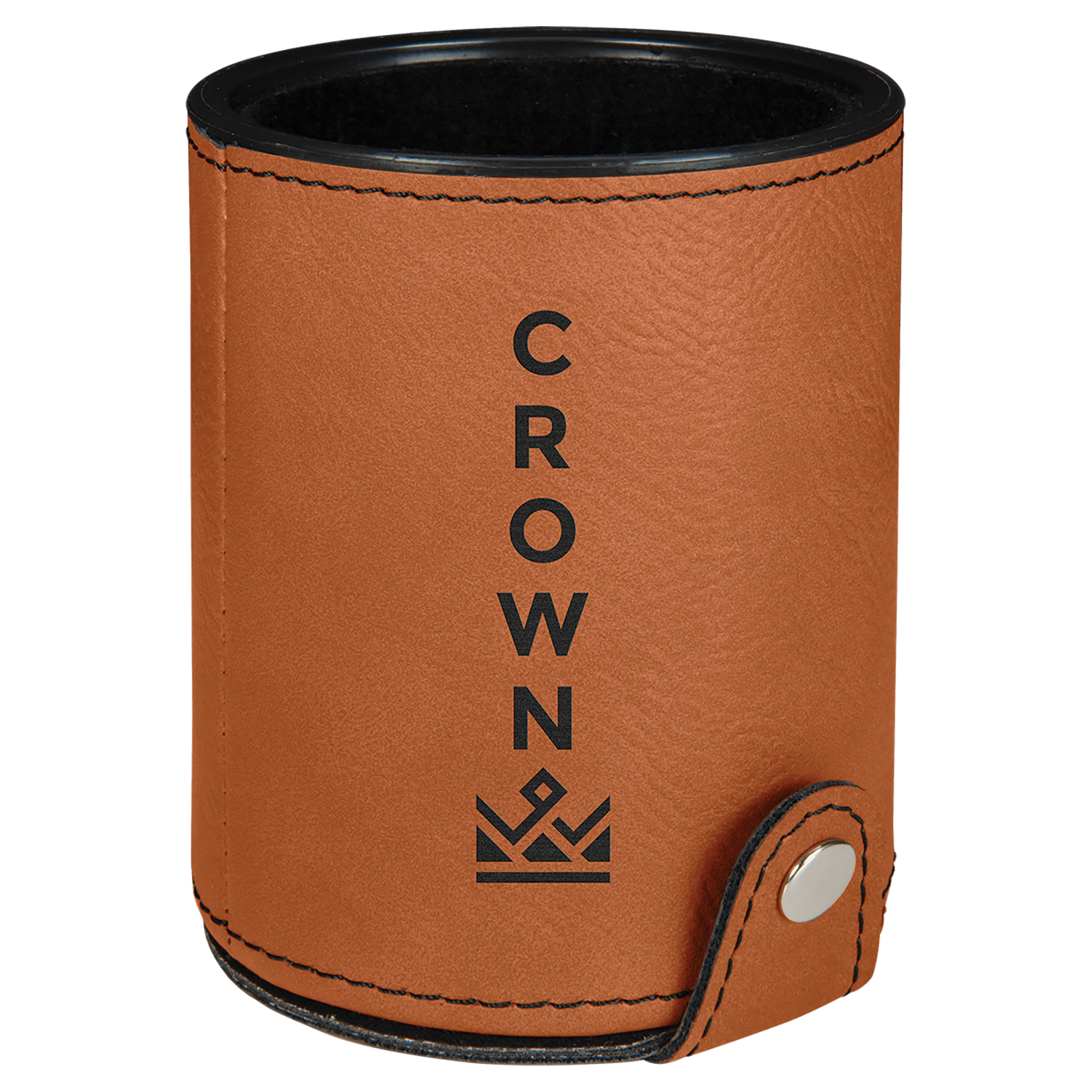 Rawhide Leatherette Dice Cup with 5 Dice