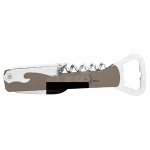 5¼" Gray Leatherette Bottle Opener