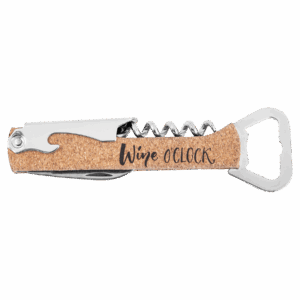 5¼" Cork Leatherette Bottle Opener
