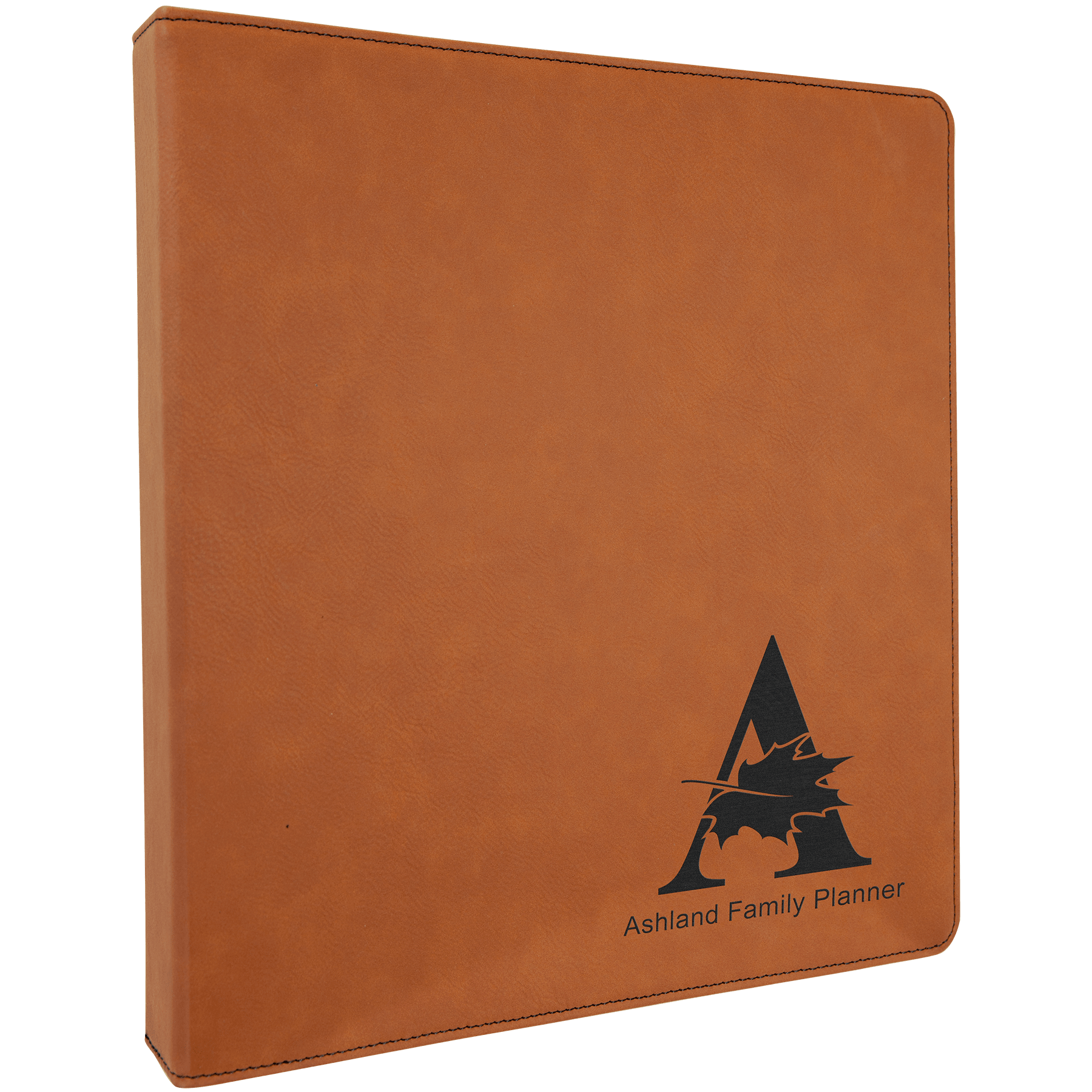 10½" x 11½" Rawhide Leatherette 3-Ring Binder with 1" Slant D Rings
