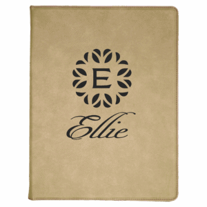 9½" x 12" Light Brown Leatherette Portfolio