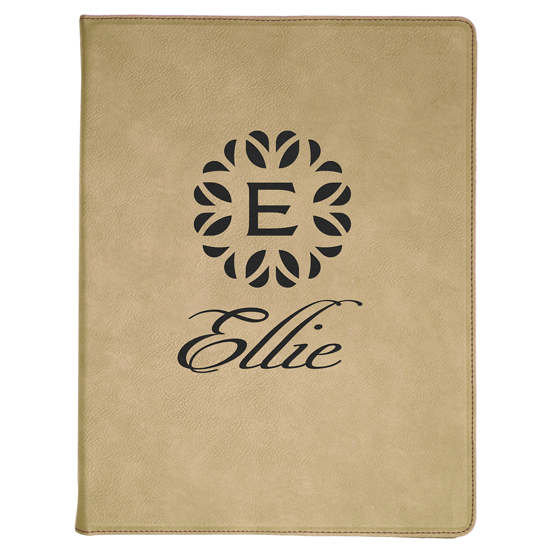 9½" x 12" Light Brown Leatherette Portfolio