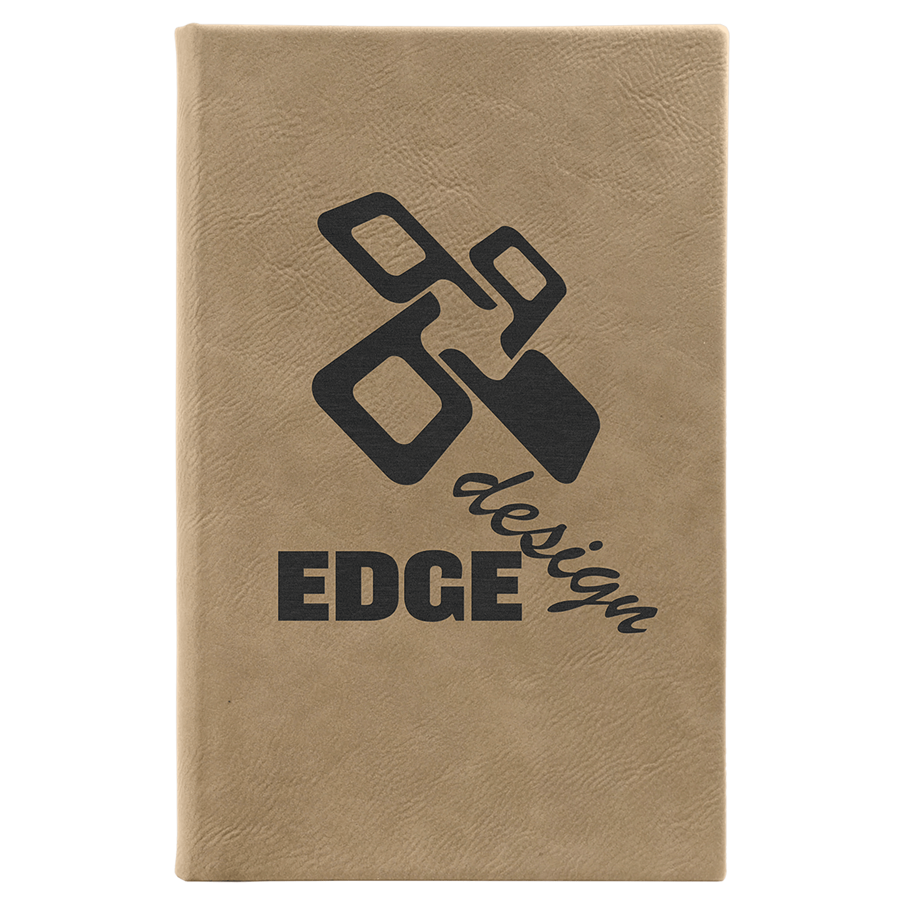 5¼" x 8¼" Light Brown Leatherette Sketch Book with Unlined Pages