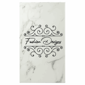 5¼" x 8¼" White Marble Leatherette Sketch Book with Unlined Pages