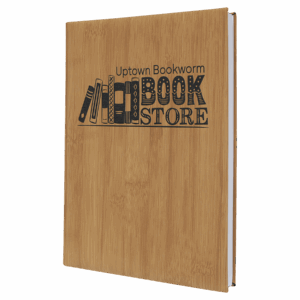 7" x 9¾" Bamboo Leatherette Journal with Lined Pages