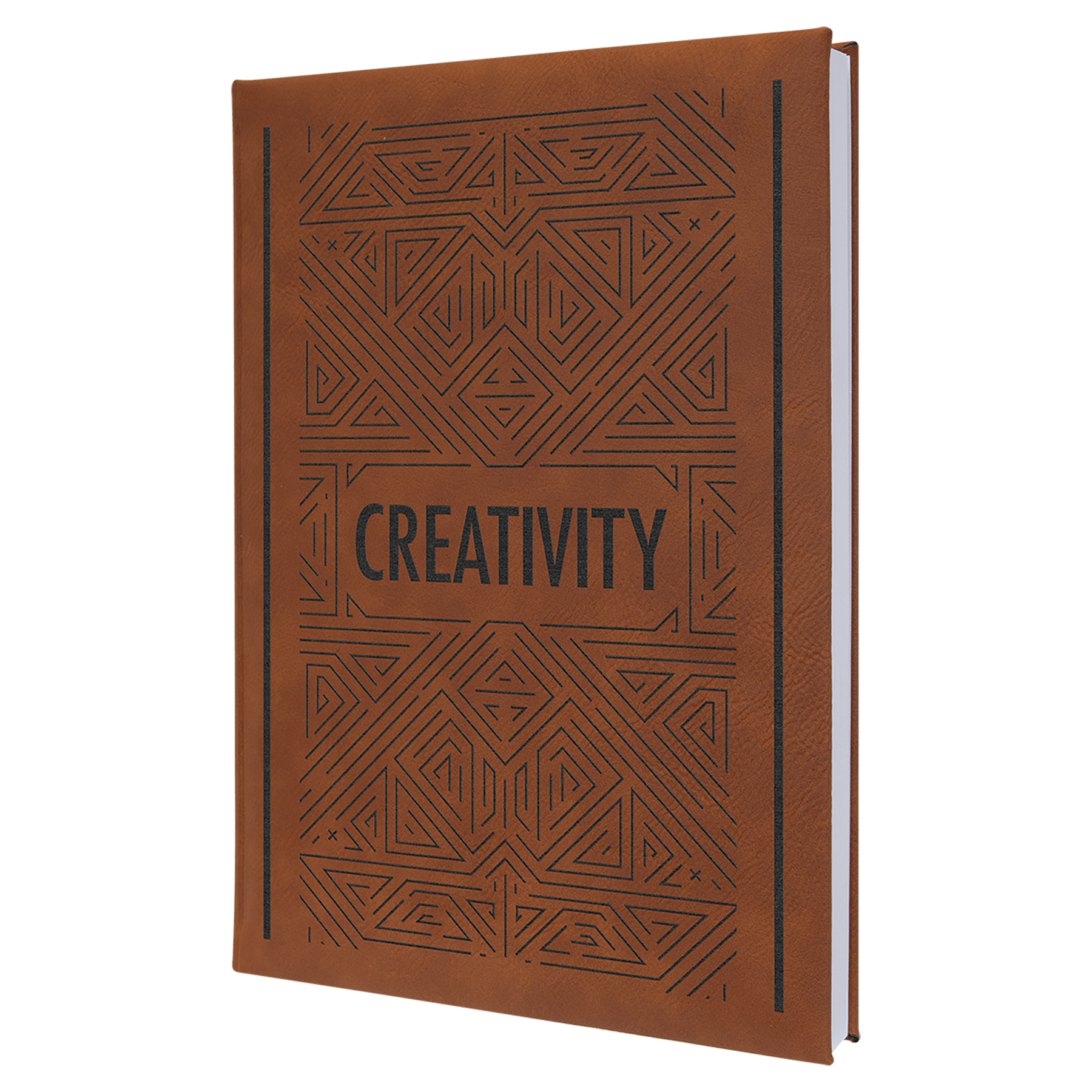 7" x 9¾" Rawhide Leatherette Sketch Book with Unlined Pages