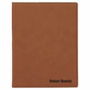 7" x 9" Rawhide Leatherette Portfolio