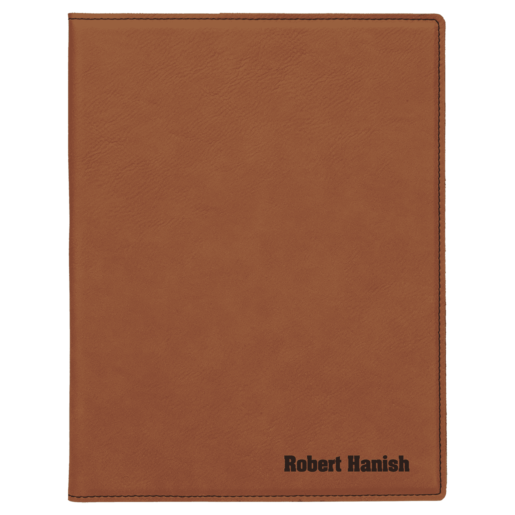 7" x 9" Rawhide Leatherette Portfolio