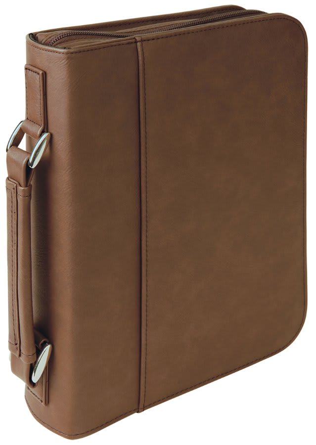 7½" x 10¾" Dark Brown Leatherette Bible & Book Cover