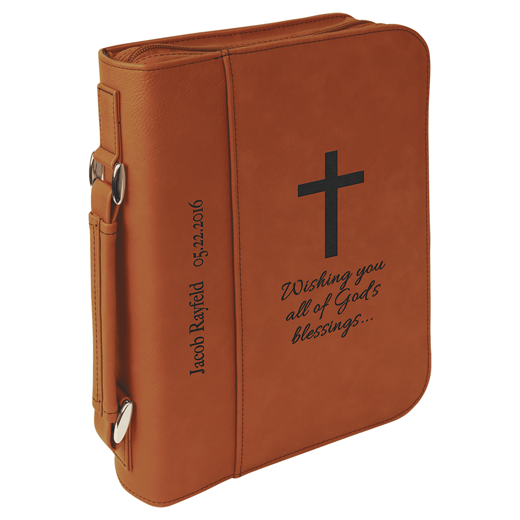 7½" x 10¾" Rawhide Leatherette Bible & Book Cover