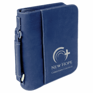 7½" x 10¾" Blue/Silver Leatherette Bible & Book Cover