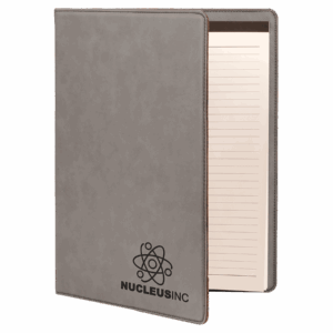 9½" x 12" Gray Leatherette Portfolio