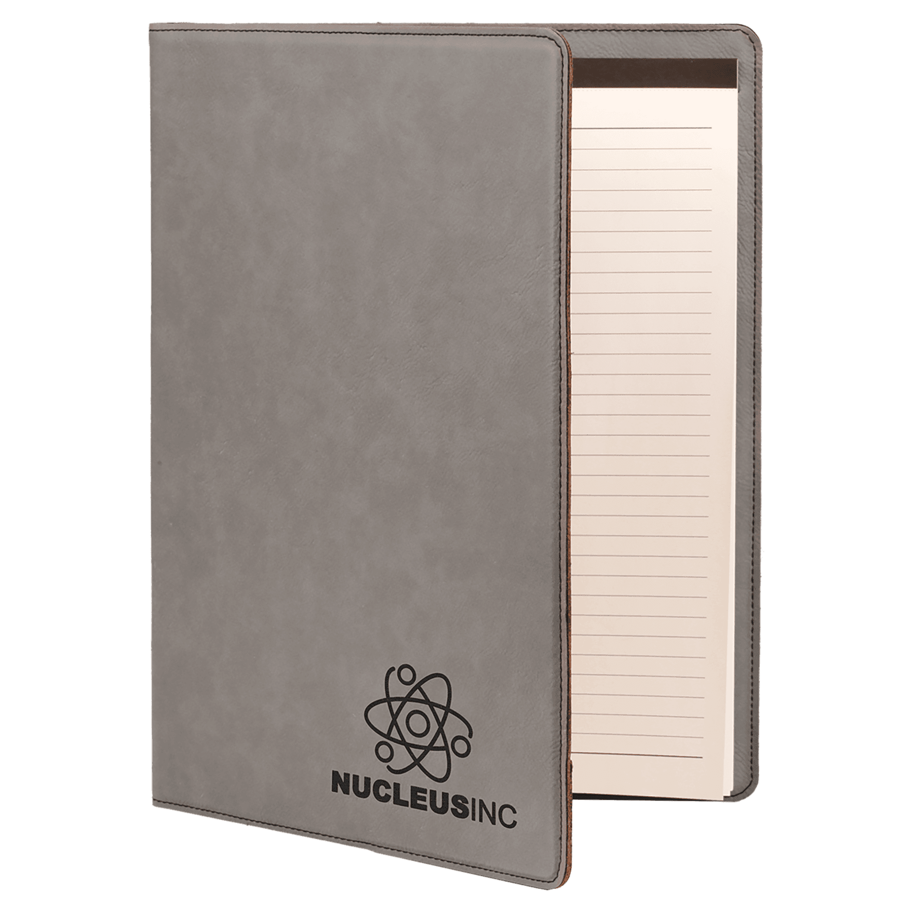 9½" x 12" Gray Leatherette Portfolio
