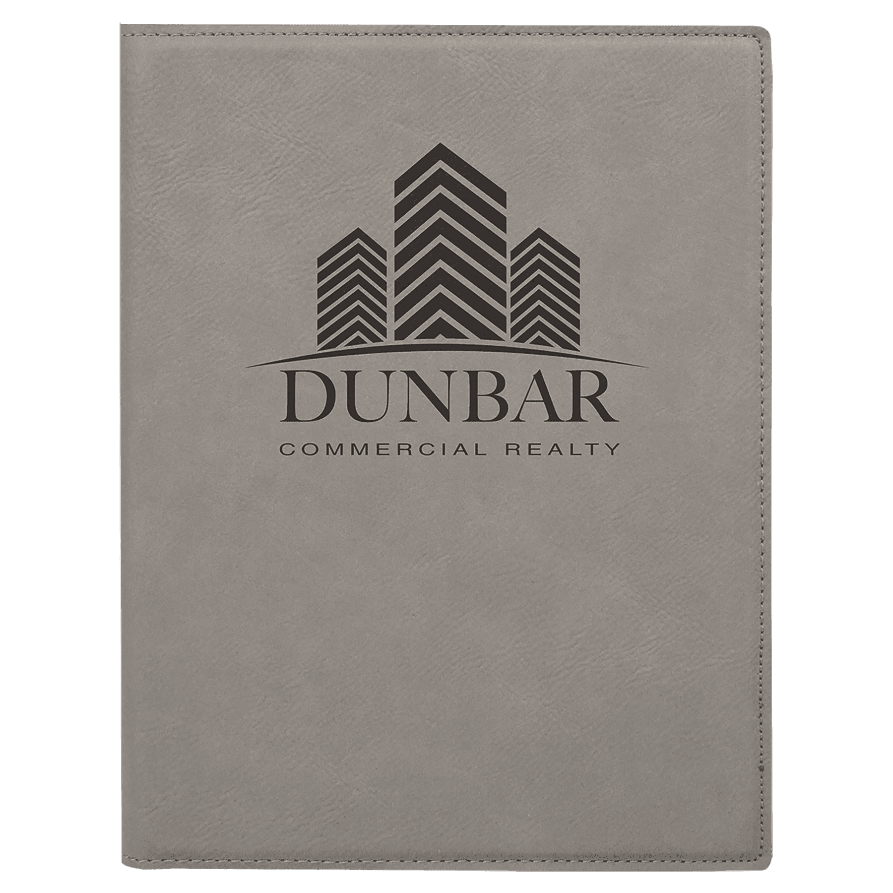 7" x 9" Gray Leatherette Portfolio