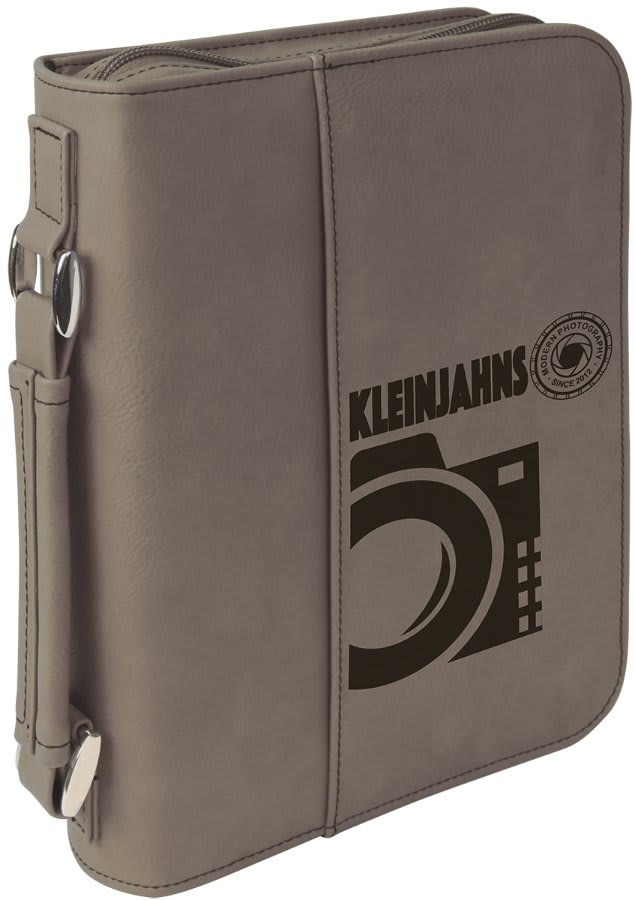 6¾" x 9¼" Gray Leatherette Bible & Book Cover