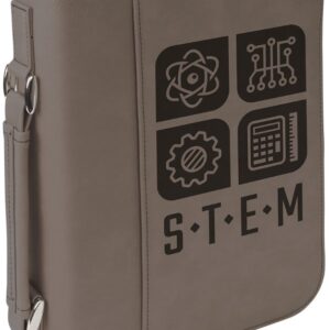 7½" x 10¾" Gray Leatherette Bible & Book Cover