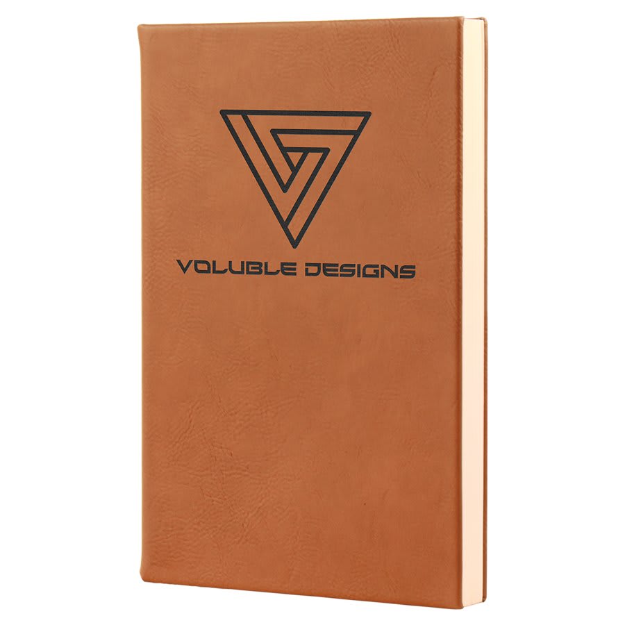 5¼" x 8¼" Rawhide Leatherette Journal with Lined Pages