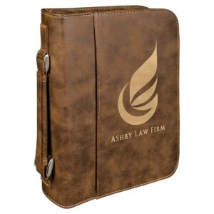 7½" x 10¾" Rustic/Gold Leatherette Bible & Book Cover