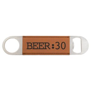 1½" x 7" Rawhide Leatherette Bottle Opener