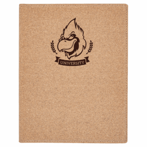 7" x 9" Cork Leatherette Portfolio