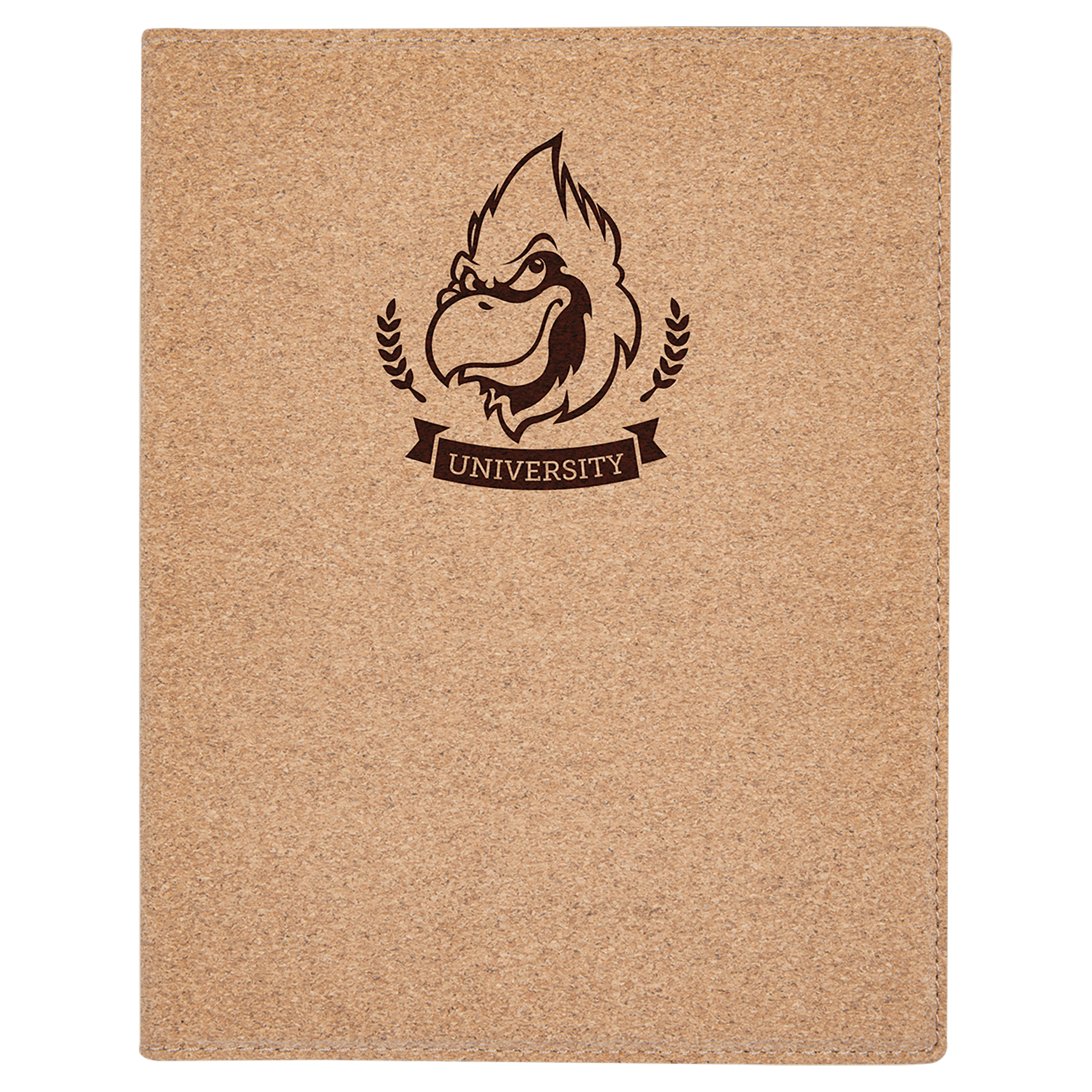 7" x 9" Cork Leatherette Portfolio