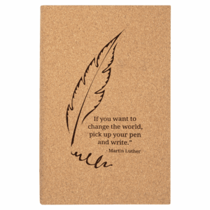 5¼" x 8¼" Cork Leatherette Journal with Lined Pages