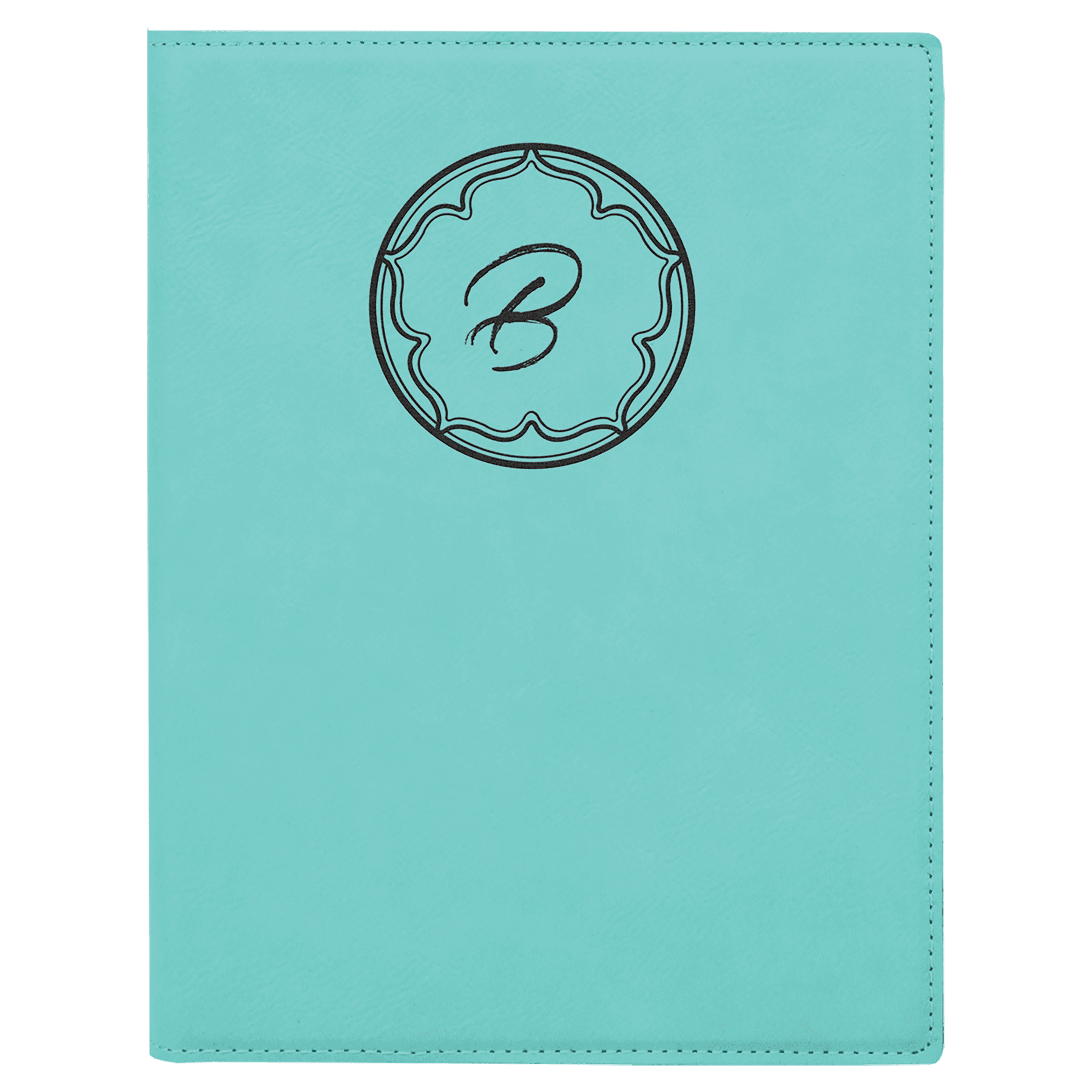 7" x 9" Teal Leatherette Portfolio