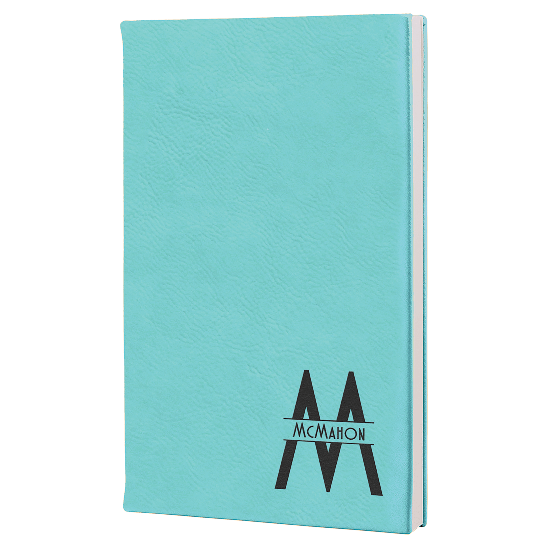 5¼" x 8¼" Teal Leatherette Journal with Lined Pages