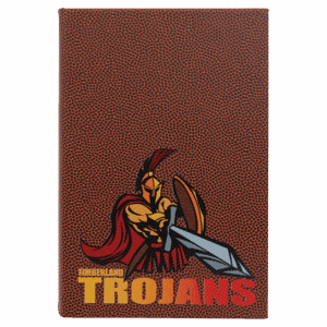 5¼" x 8¼" Football Leatherette Journal