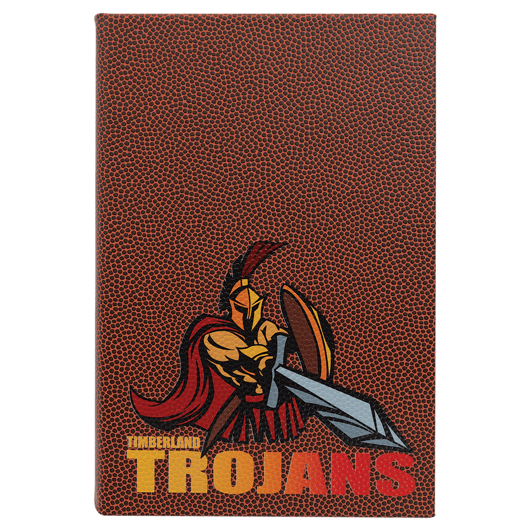 5¼" x 8¼" Football Leatherette Journal