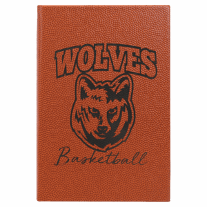 5¼" x 8¼" Basketball Leatherette Journal