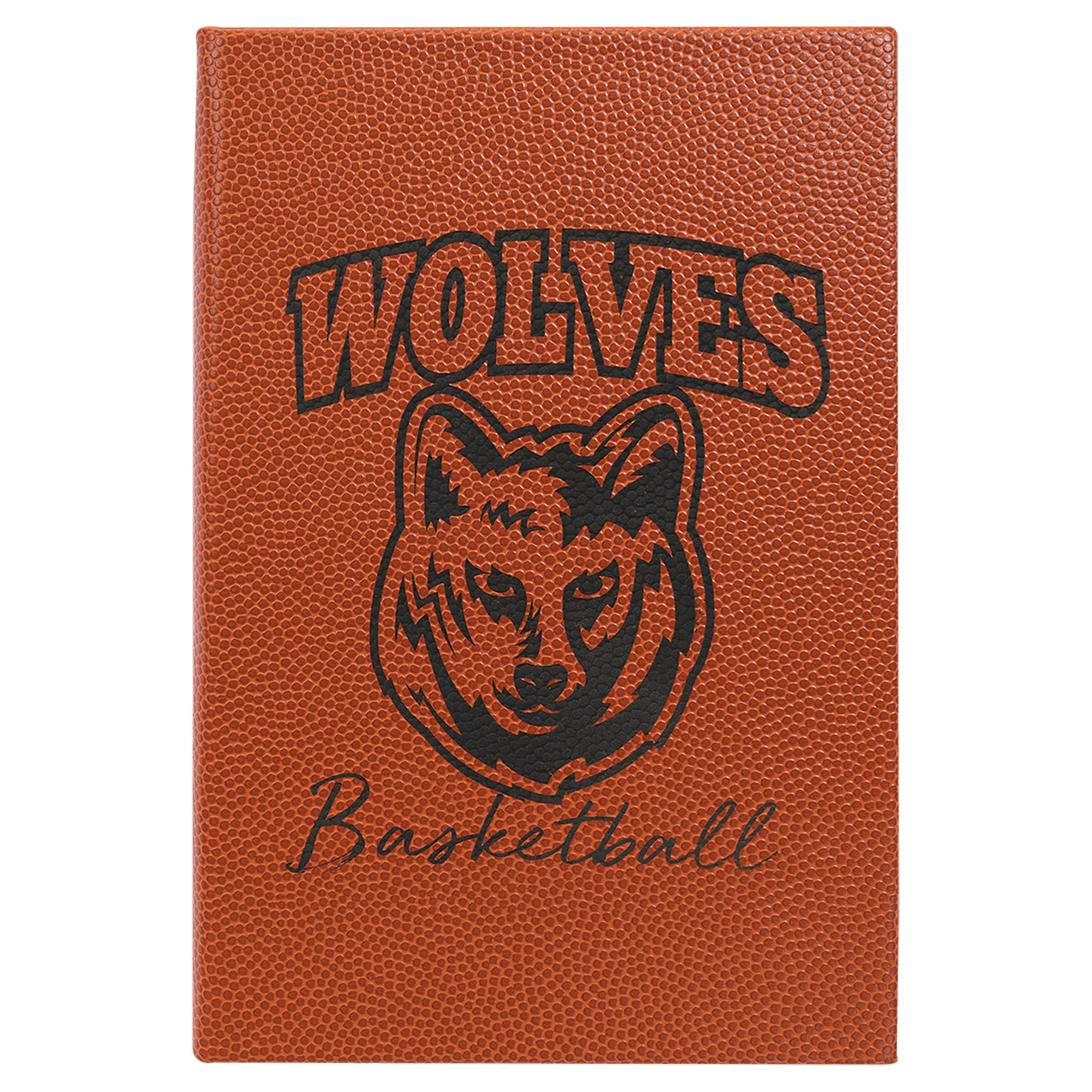 5¼" x 8¼" Basketball Leatherette Journal