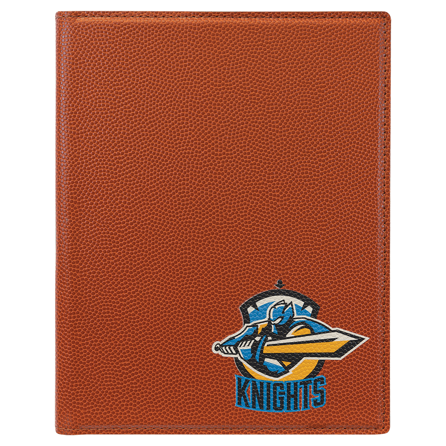 7" x 9" Basketball Leatherette Portfolio
