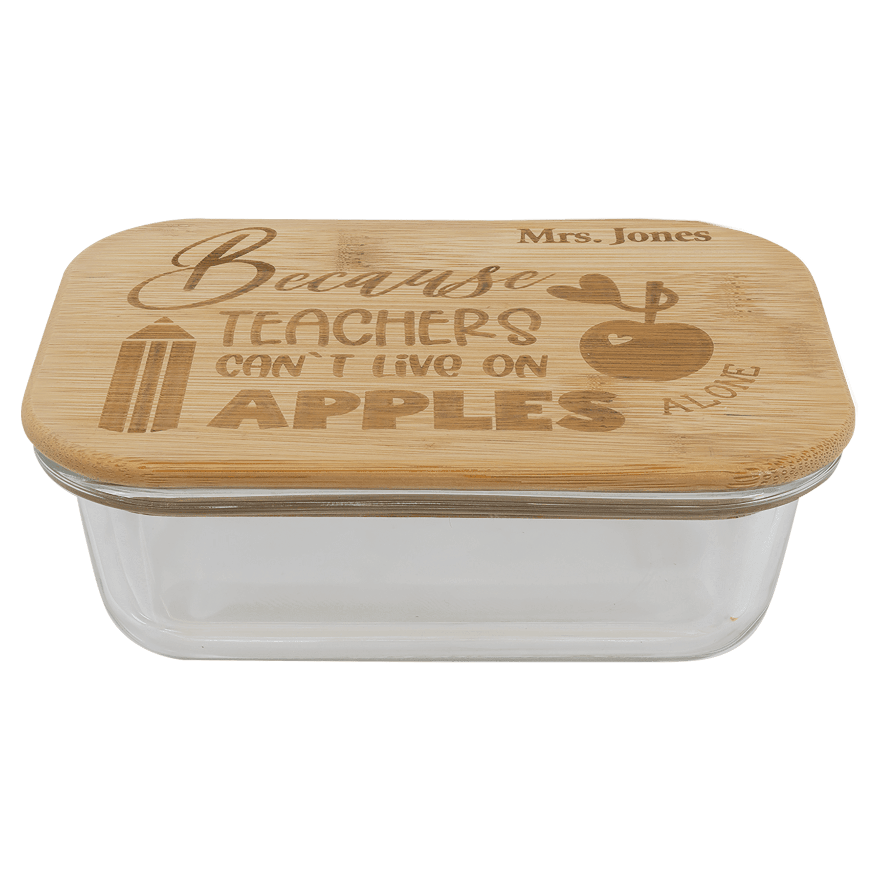 12 oz. Rectangle Glass Food Storage Container