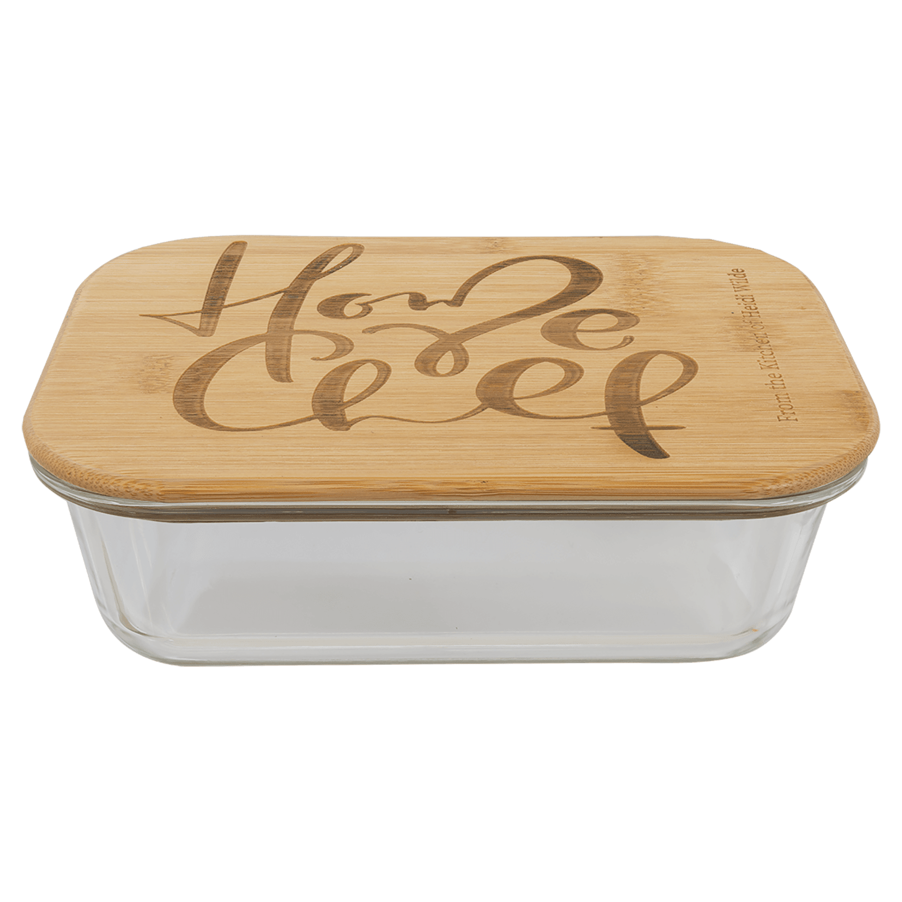 35 oz. Rectangle Glass Food Storage Container
