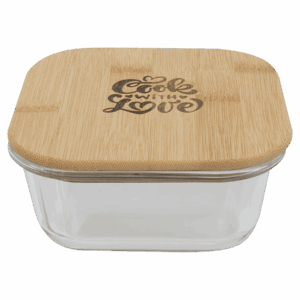 18 oz. Square Glass Food Storage Container