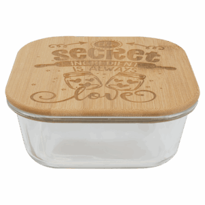 27 oz. Square Glass Food Storage Container