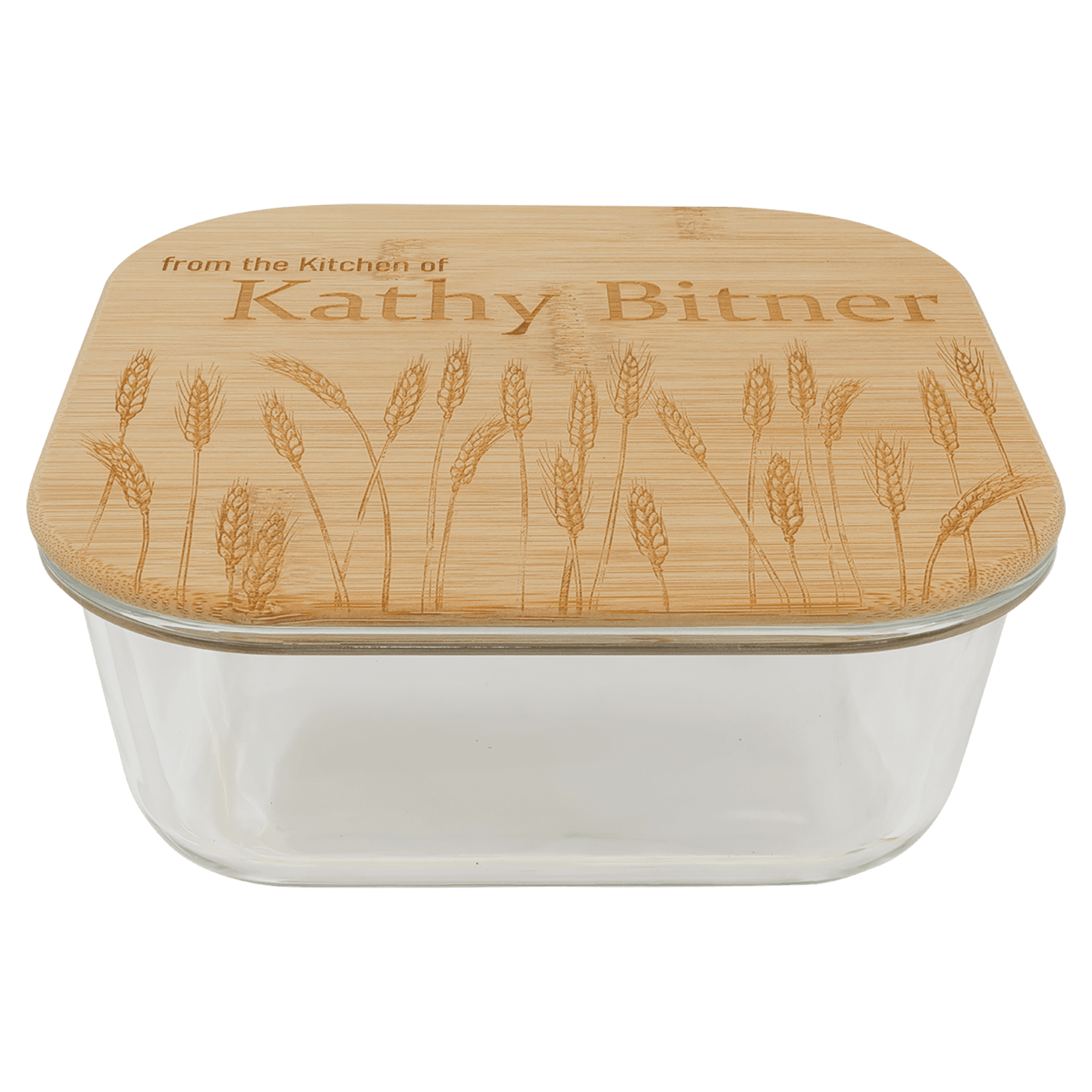 37 oz. Square Glass Food Storage Container