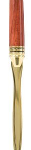 Rosewood Letter Opener with Gold Trim