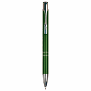 Green/Silver Trim Engravable Ballpoint Pen