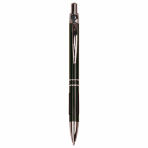 Black/Silver Trim Ballpoint Pen with Grip