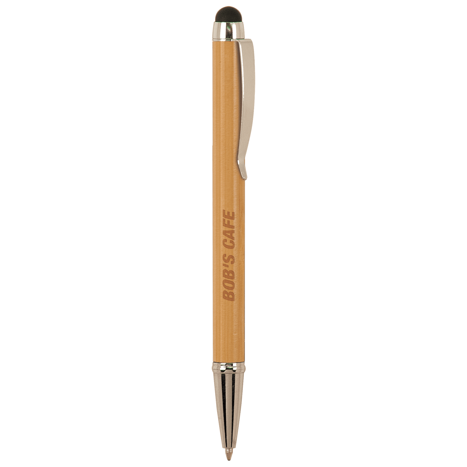 Bamboo Engravable Pen with Stylus