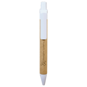 Recycled Paper Pen with White Trim