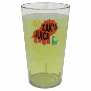 16 oz. Engravable Plastic Tumbler Cup