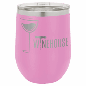 12 oz. Light Purple Stainless Steel Stemless Wine Glass