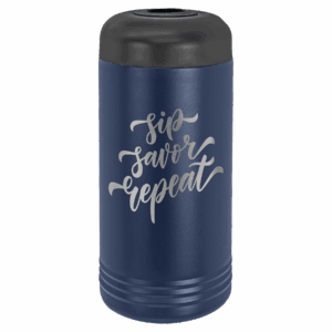 Navy Blue Powder-Coated Wine Bottle Chiller