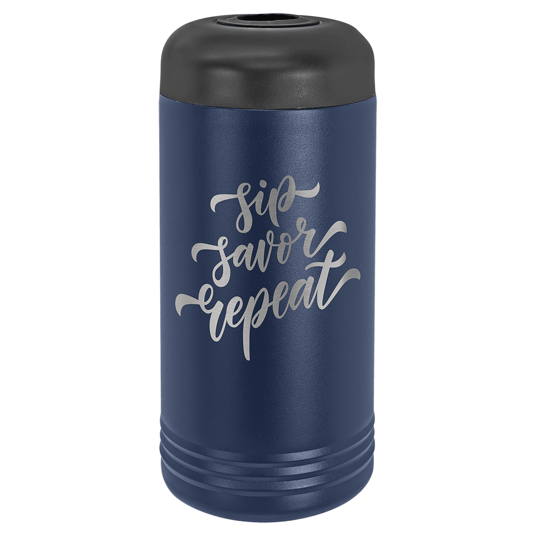 Navy Blue Powder-Coated Wine Bottle Chiller